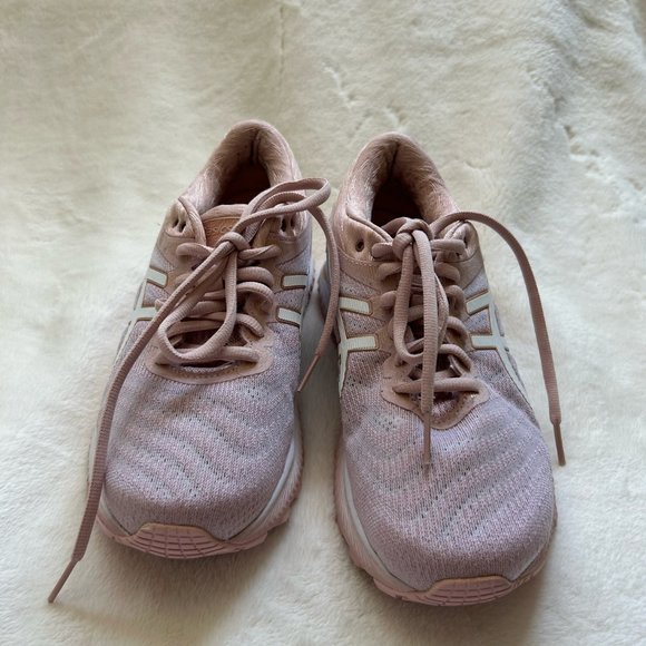 EUC, ASICS GEL-NIMBUS 22, Ginger Peach (Light Pink)/White, Women's Size 6.5 - Picture 3 of 7